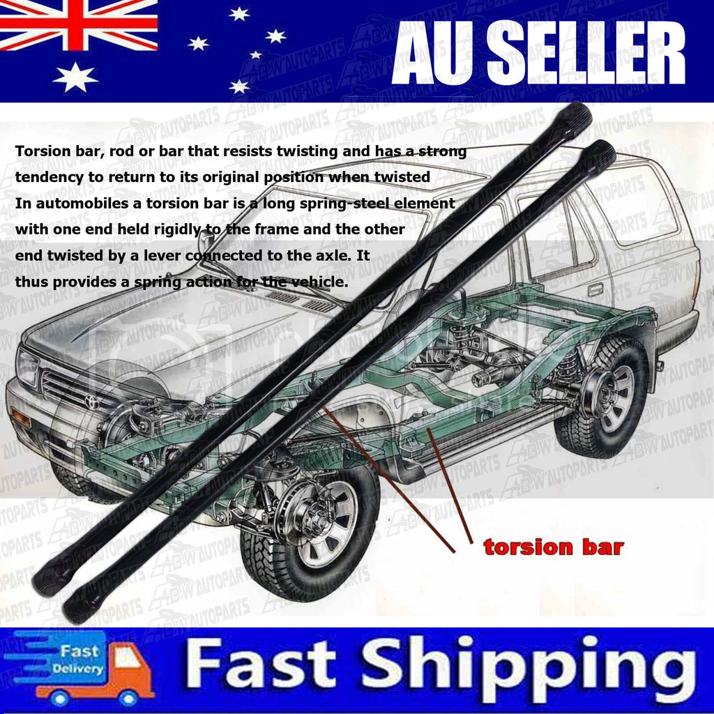 Torsion Bars for LANDCRUISER HZJ UZJ 100 Series Petrol 40mm Lift 1160mm