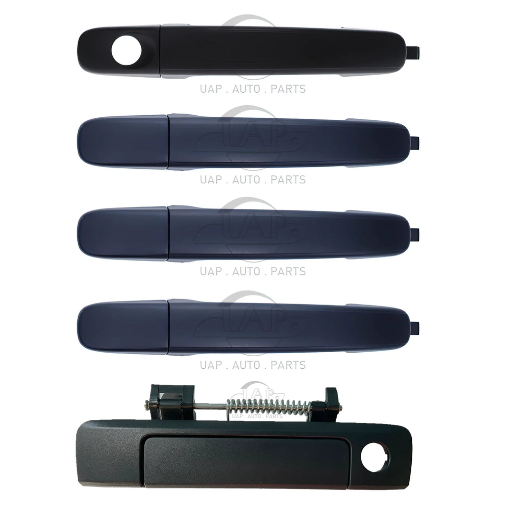 5pc Front & Rear LH + RH Outer Door + Tailgate Handle for Ford Ranger PX 11-21