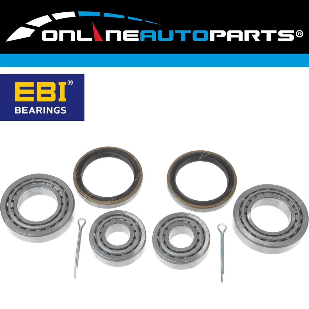 2 Front Wheel Bearing Kits for Mitsubishi L300 Express Starwagon SA~SJ RWD 80~14