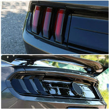 Load image into Gallery viewer, Smoked Black Tail Light Lamp Decoration Cover Trim Bezels for Ford Mustang 2018+