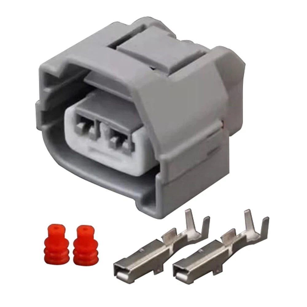 2 Pins Ignition Coil Connector Plugs Black fits Hyundai Getz