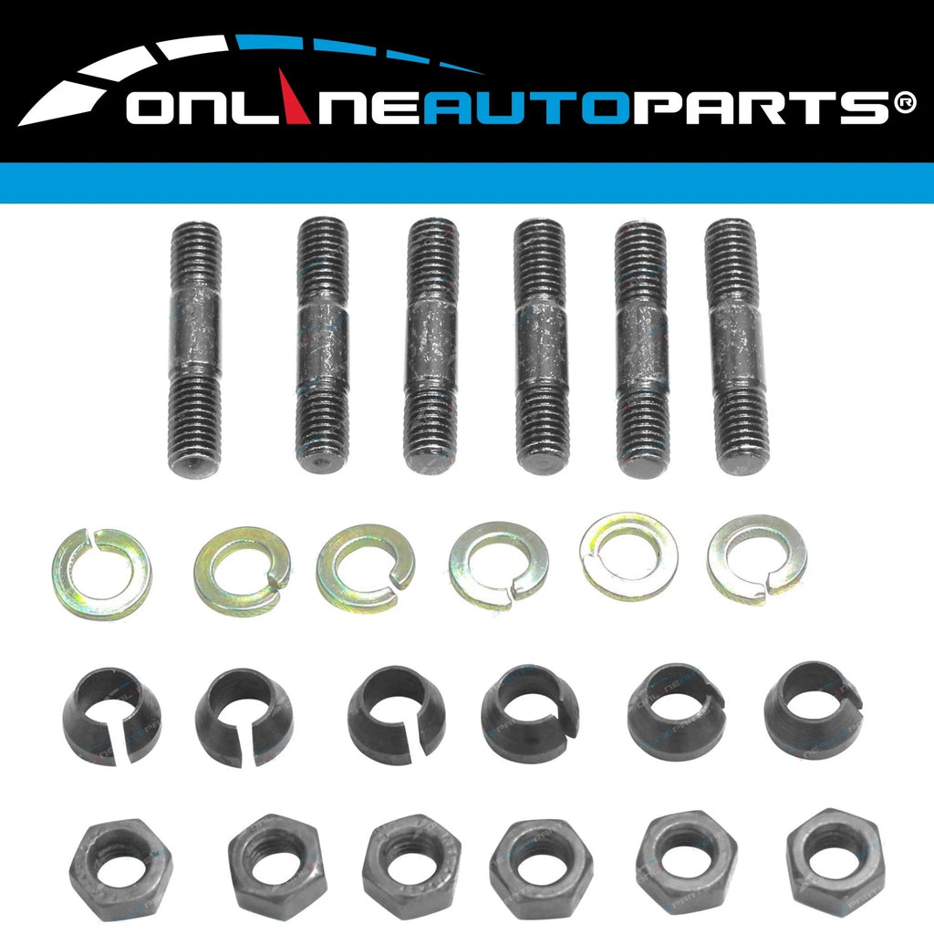 Front or Rear Set of 6 Axle Stud Nut Kit for Landcruiser HJ60 HJ61 FJ60 FJ62