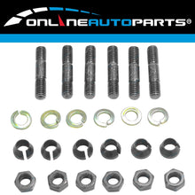 Load image into Gallery viewer, Front or Rear Set of 6 Axle Stud Nut Kit for Landcruiser HJ60 HJ61 FJ60 FJ62