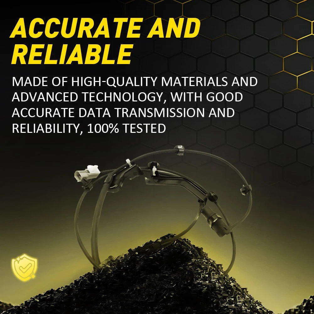 Set of 2x Front ABS Wheel Speed Sensor For Toyota Hilux KUN26 3.0L 2005-2015