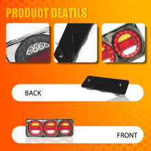 Load image into Gallery viewer, 2-20X 3 LED Combination Tail Lights Stop/Tail/Indicator/Reverse Truck Ute Tray