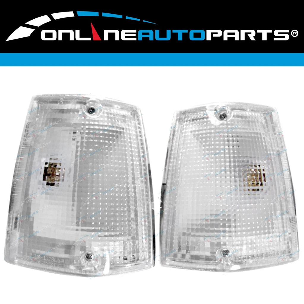 LH+RH Corner Park Lights Pair for Mazda B Series Ute 1985-1990 Left Right L+R