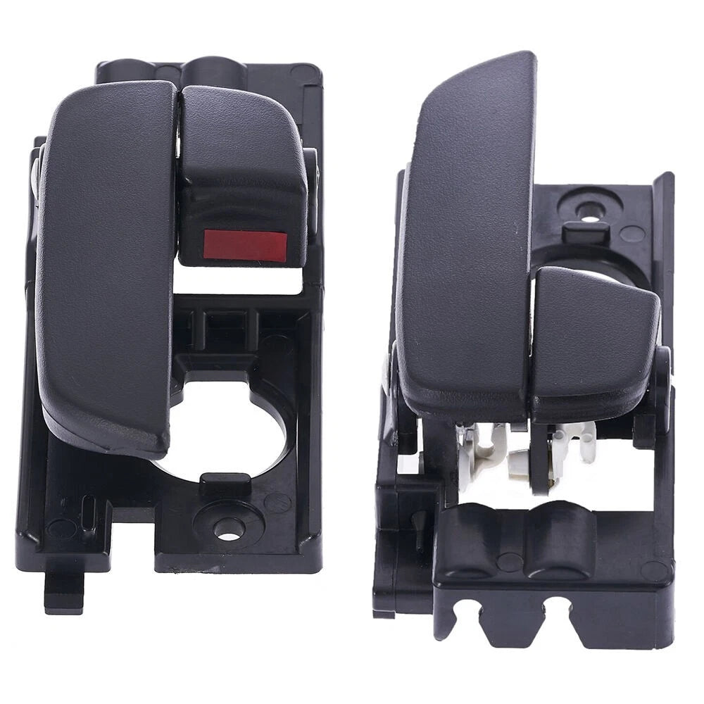 Set of 2 Front Left & Right Black Inner Door Handle for Hyundai Accent MC 05-09
