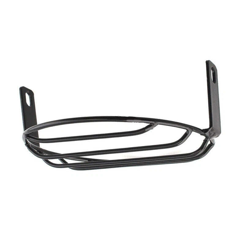 6.5'' Black Headlight Mesh Grill Retro Guard Motorcycle Headlamp Light Cover ST