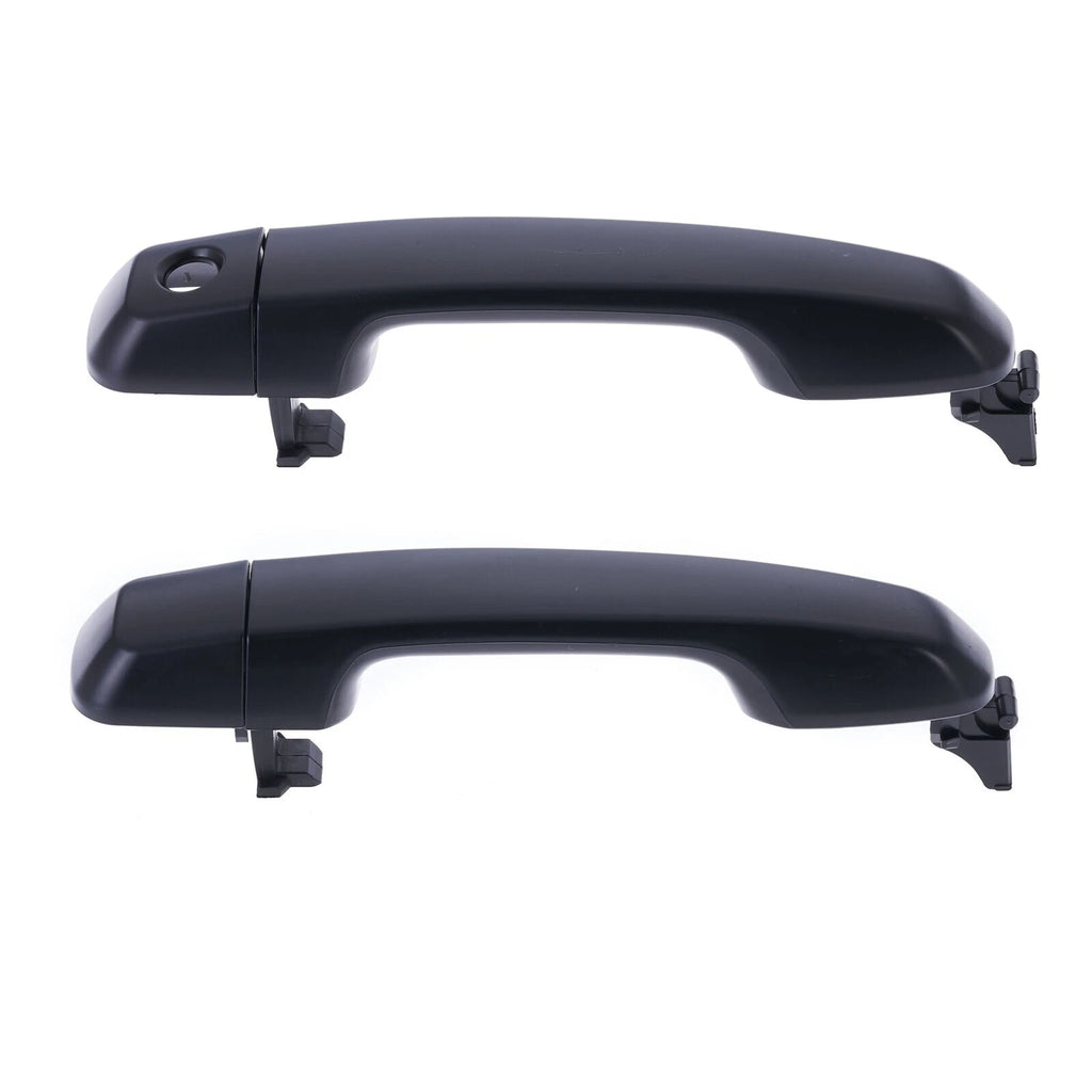 Door Handle Outer for Toyota Landcruiser J150 09-23 Set of 2 Black FRONT LH+RH