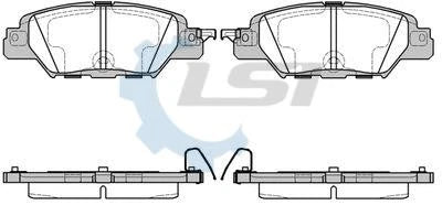 Rear Brake Pad and Disc Rotor set for Mazda CX5 KE KF 15-21 Electrical Handbrake