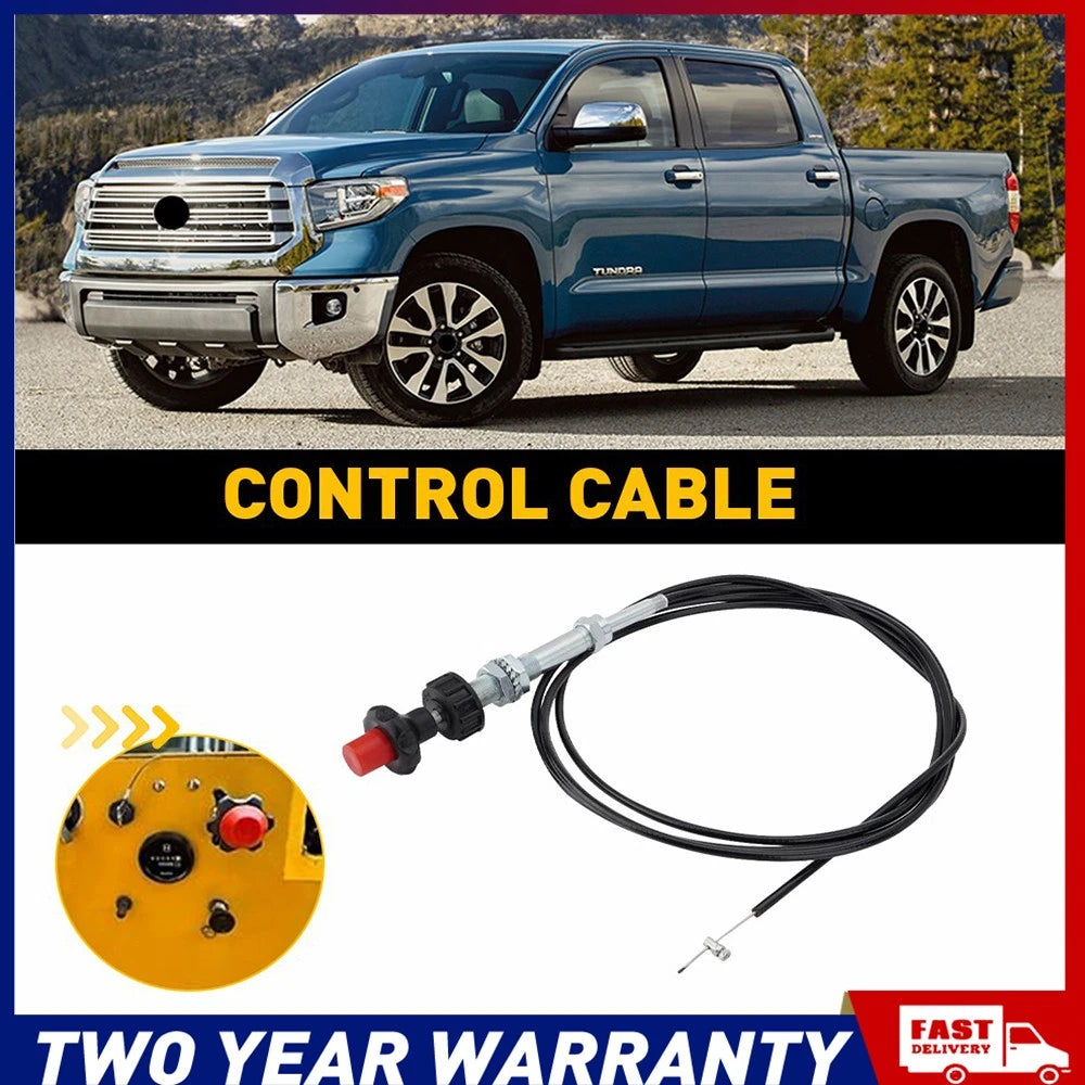 MULTI PURPOSE CONTROL HEAVY DUTY VERNIER LOCKING THROTTLE CABLE 55204 REPLACE