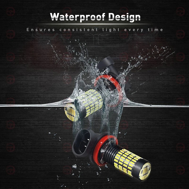 Projector LED Fog Light Bulb Globes 2X Super Bright White CANBUS 9005 HB3 H10