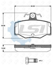 Load image into Gallery viewer, Rear Brake Pads and Rotors Set for Nissan PULSAR N16 1.6 1.8 HATCH 2001-06