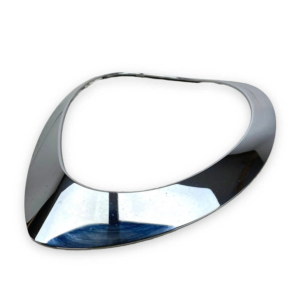 2×Headlight Ring Trim Chrome Bezel Cover For MINI Countryman Cooper F60 2017-21