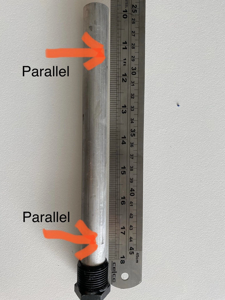 BRAND NEW 5 X HOT WATER ANODES **TAPERED THREAD TO SUIT MOST SUBURBAN SW6DEA**