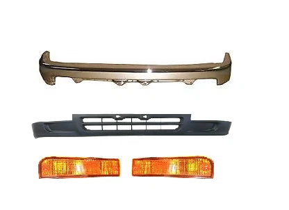 FRONT BAR (CHROME) APRON & LAMPS SUIT TOYOTA HILUX SURF 130 4 RUNNER 1991 -1997