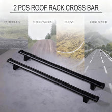 Load image into Gallery viewer, 53" Roof Racks For Nissan X-trail T32 ST-L Cargo Carrier Car Universal BLK