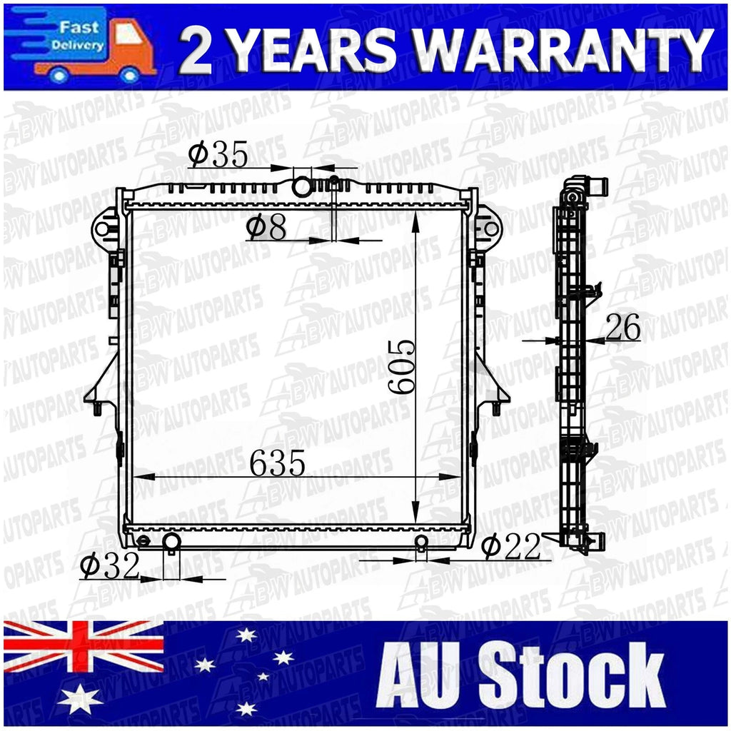 Radiator For Ford Ranger PX1 PX2 PX3 Mazda BT-50 UP UR 2.2L 3.2L Aluminium Core