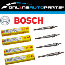 Load image into Gallery viewer, 4 Bosch Diesel Glow Plugs for Toyota Hiace LH50 LH51 4cy 2.2L L 2.4L 1982-1989