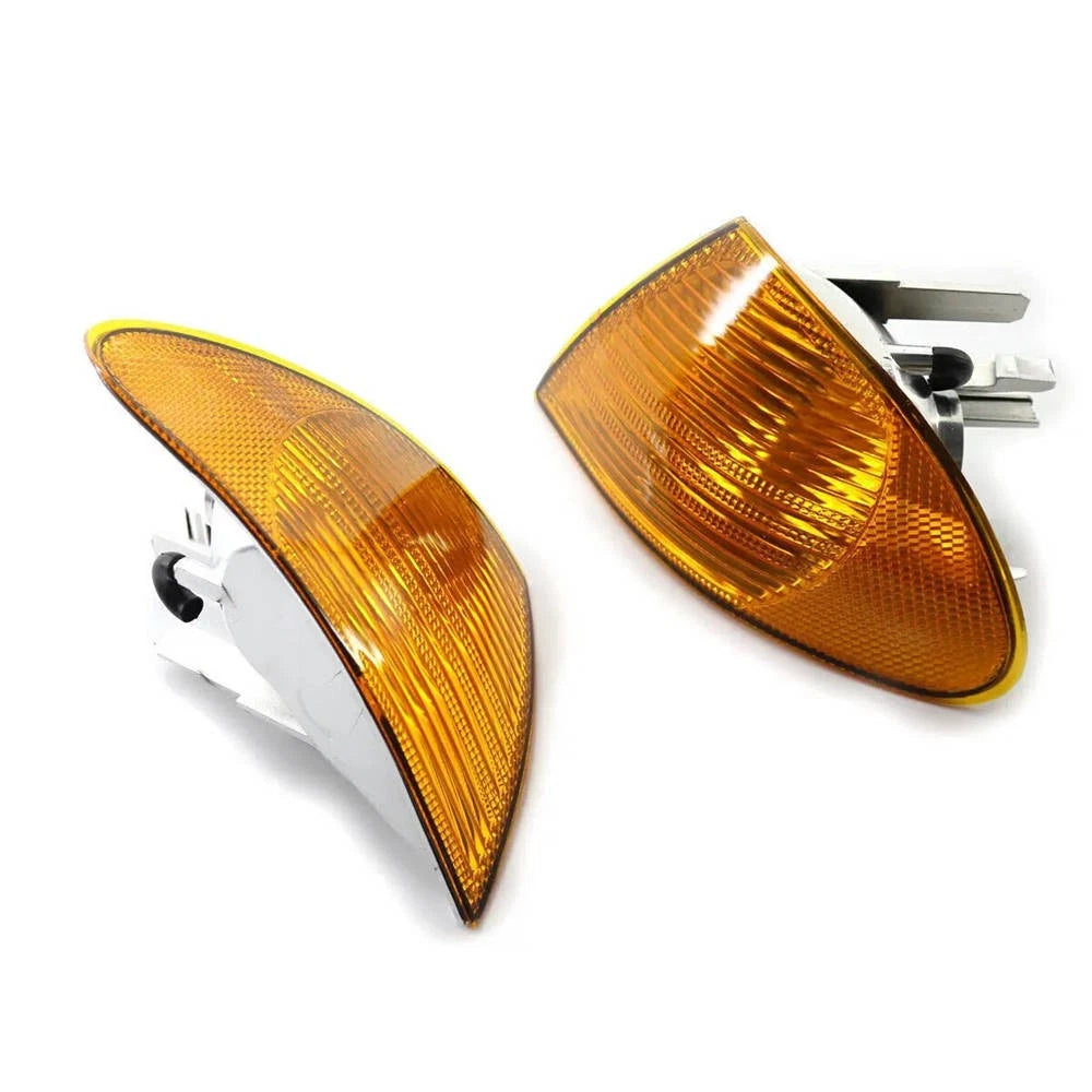 Pair Turn Signal Indicator Corner Lights For BMW 3 Series E46 Sedan 1999-2001 ST