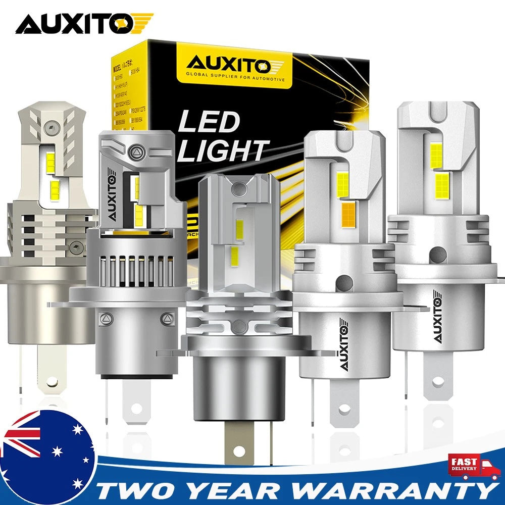 9003 H4 Headlight Globe Light LED 6500K High Low Beam Bulbs Kit White Fog Light