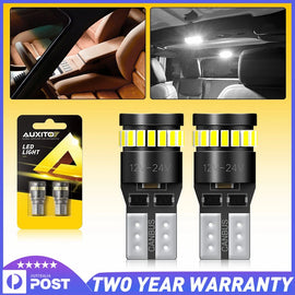 2x T10 Car Bulb LED Canbus SMD Xenon White Wedge W5W 501 Side Light Bulbs Globe