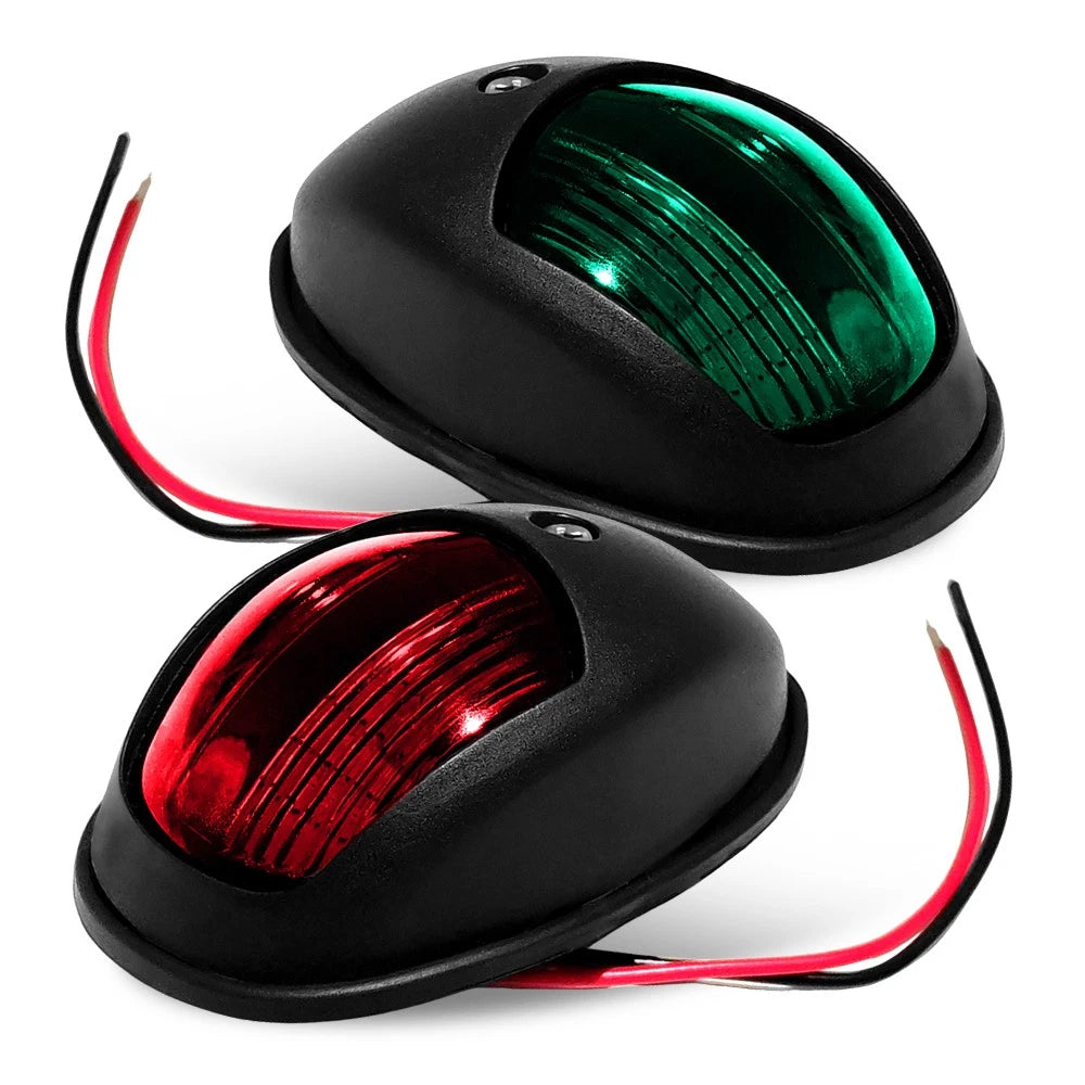 2x LED Navigation Light Nav Lamp Side Mount Port Starboard Marine Yacht Boat