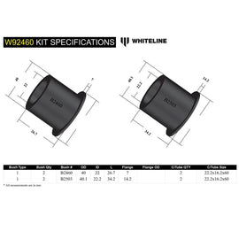 Whiteline W92460 Differential Mount Bushing