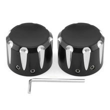 Load image into Gallery viewer, Aluminum Front Axle Cap Nut Cover For Harley Softail Road/Street Glide Special
