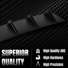 Load image into Gallery viewer, For Audi A3 A4 A5 A6 S3 Black Car Rear Diffuser Bumper Splitter Spoiler Lip Fins