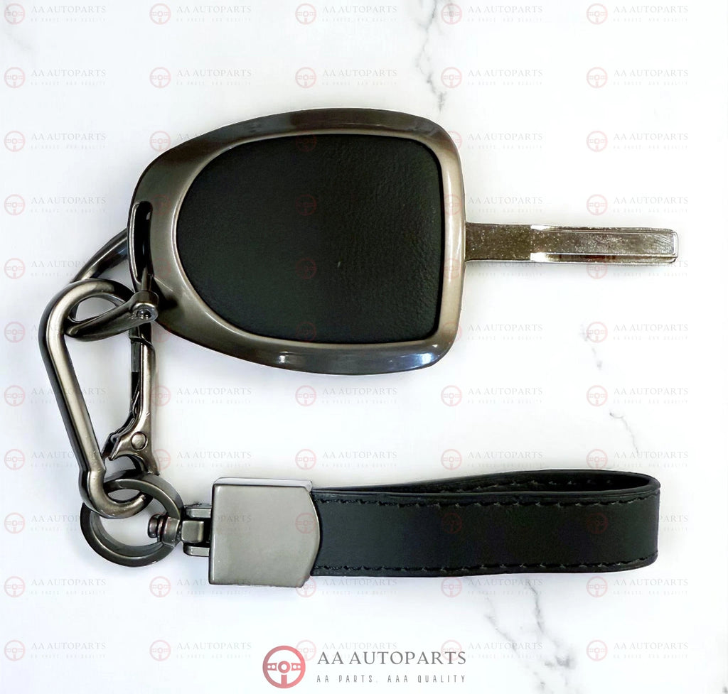 Black Leather & Metal Key Cover Case Holden Commodore VT VX VY VZ WH WK 3 Button