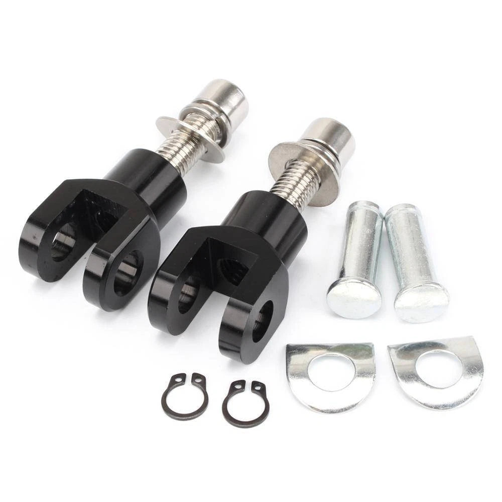 39mm Black Passenger Foot Peg Support Mount Clevis Kit For Harley Softail FXST S