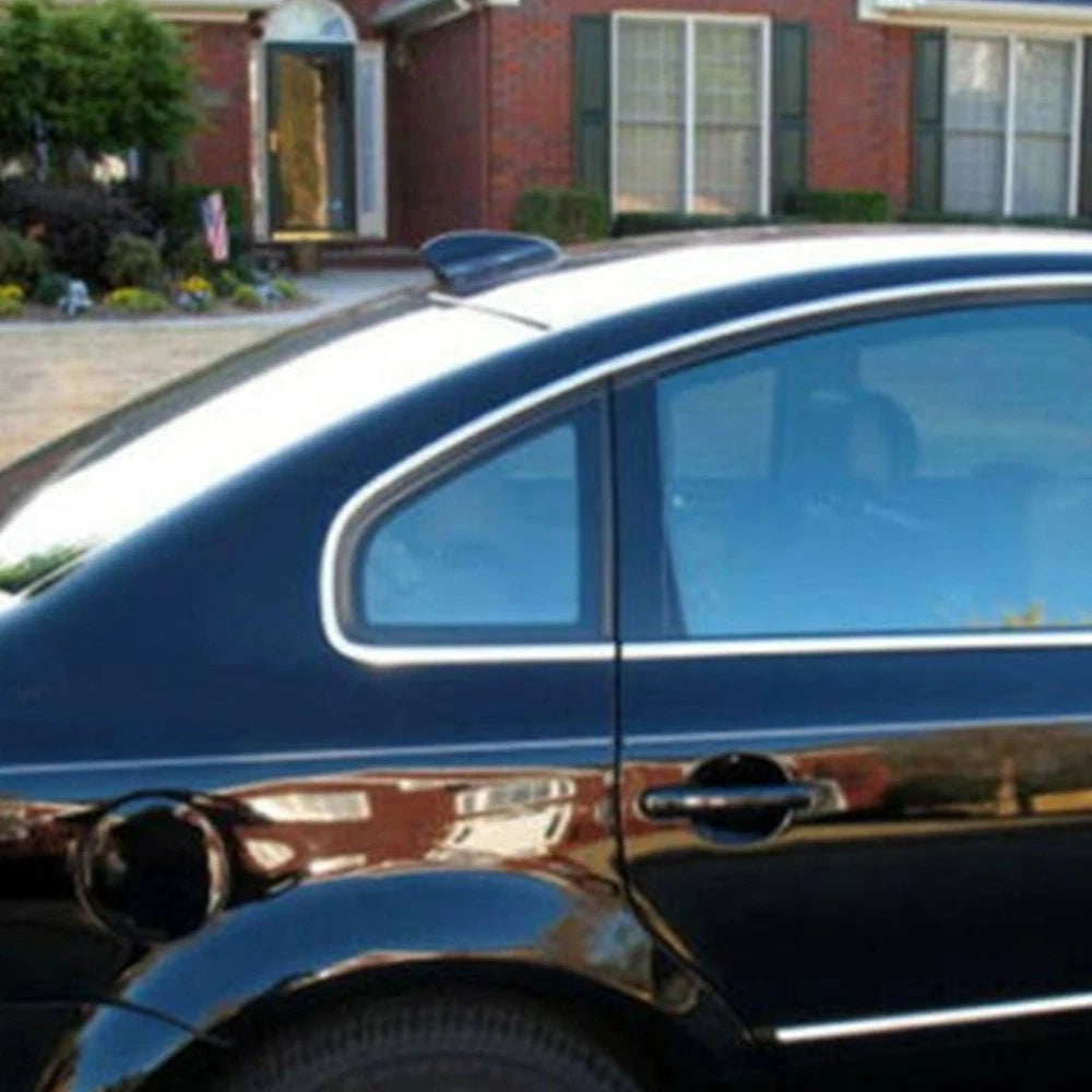 Carbon Fiber Shark Fin Roof Antenna AUTO Car Aerial Radio FM/AM Signal Universal