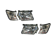 Headlight & Corner Lamp Pair for Nissan Patrol GU Y61 2001–2004