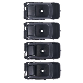 Door Handle Inner for Nissan Navara 97-15 Set of 4 Black FRONT REAR LEFT+RIGHT