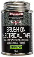 118ml Liquid Brush-On Electrical Tape and Insulation Tape Black