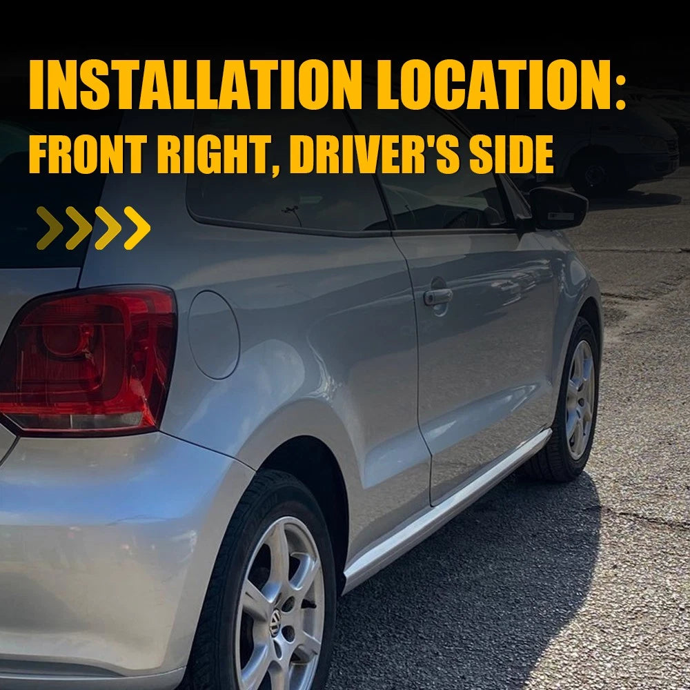 Right Side Mirror glass Heated Convex w/ Plate Base PlarFor VW POLO 2010-2017