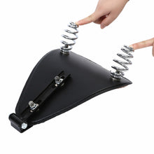 Load image into Gallery viewer, Motorcycle Emboss SOLO Seat + 3" Springs Bracket For Harley Bobber Chopper ST