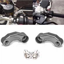 Load image into Gallery viewer, Motorcycle Black Mirrors Riser Extension Brackets Adapter For BMW R1200 GS LC