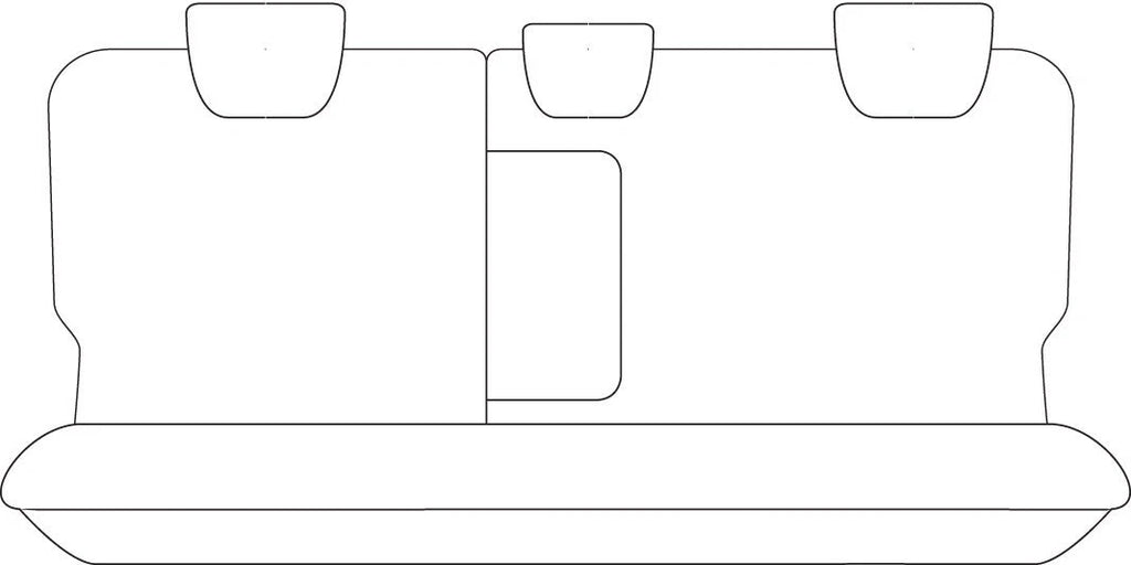 Sperling Getaway Neoprene Rear Black - Black Stitch Seat Covers Suits CX-30 2...