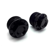 Load image into Gallery viewer, Pair Black CNC Anodized Fork Tube Cap Bolt For Harley Sportster 1200 883 39mm ST