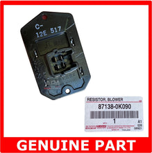 Load image into Gallery viewer, GENUINE Toyota Hilux KUN16 KUN26 TGN16 GGN15 Heater Fan Blower Motor Resistor