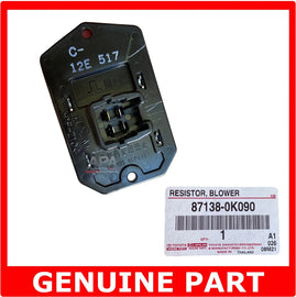 GENUINE Toyota Hilux KUN16 KUN26 TGN16 GGN15 Heater Fan Blower Motor Resistor