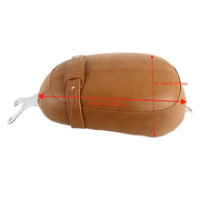 Load image into Gallery viewer, Tan PU Leather Rear Pilion Passenger Seat Pad for Indian Scout Sixty 2016-23 ST