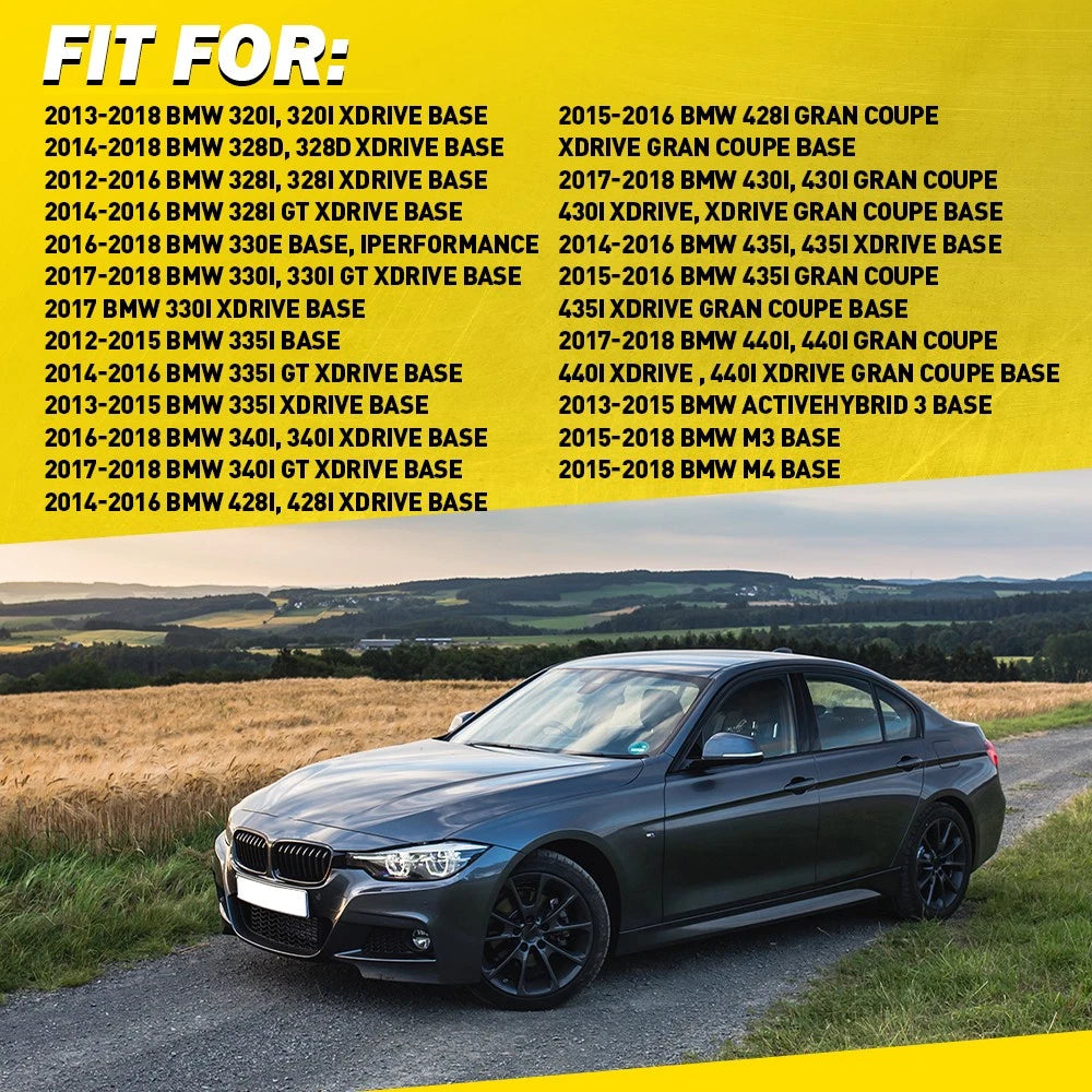 4x Fit For BMW F30 F31 F32 F33 F35 F36 F80 2014-18 Door Inside Handle Cover