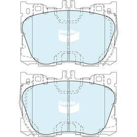 Bendix Euro+ Disc Pad Set DB2620 EURO+