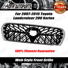Load image into Gallery viewer, Front black web Chrome Gloss Grille For Toyota Land cruiser 200 Series 2007-2015