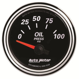 AutoMeter Designer Black II Oil Pressure AU1228