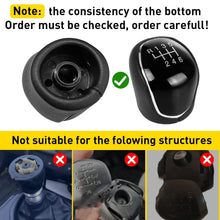 Load image into Gallery viewer, 2x Suitable For Ford Ranger Mazda BT50 Pro Leather Gear Knob Shifter 6 Speed