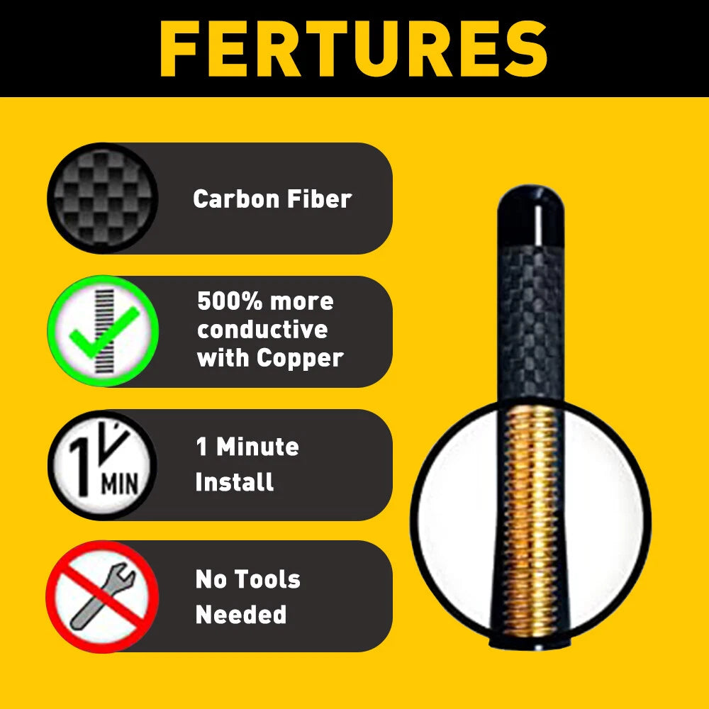 Car Antenna 3" Radio Signal F/AM for Aerial Suzuki Alto Swift SX4 Grand Vitara